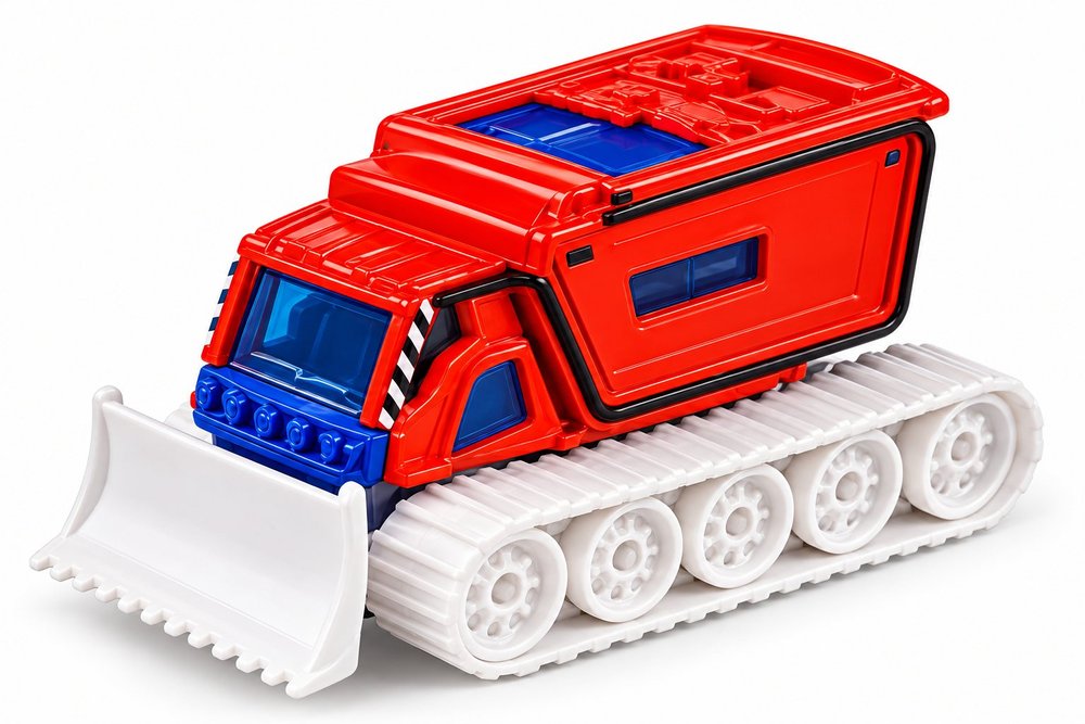 Red Arctic Snow Groomer