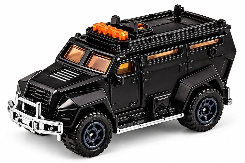 Black Tactical Response Truck