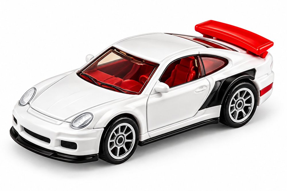 White Track Edition Sports Coupe