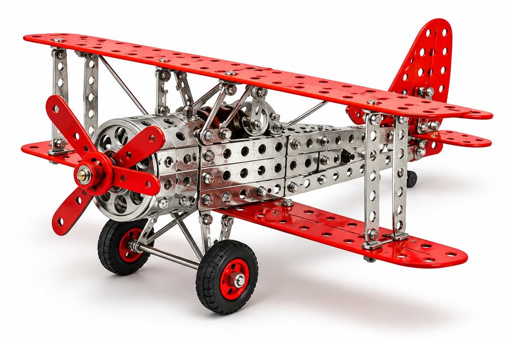 Classic Biplane Construction Kit