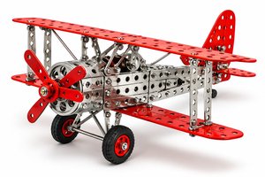 Classic Biplane Construction Kit