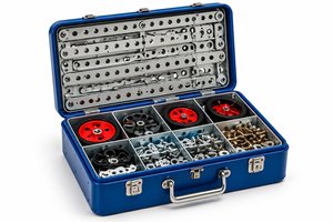 Classic Metal Builder Set – Blue Case