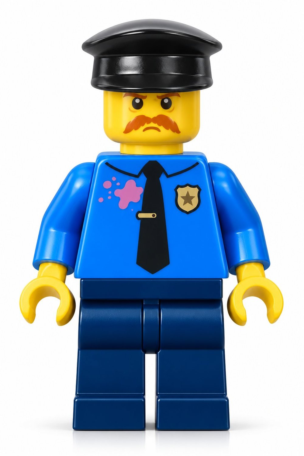 Mustached Police Officer