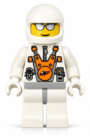 White Racing Astronaut