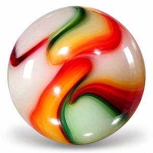 Colorful Swirl Glass Marble