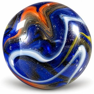 Cosmic Swirl Glass Marble