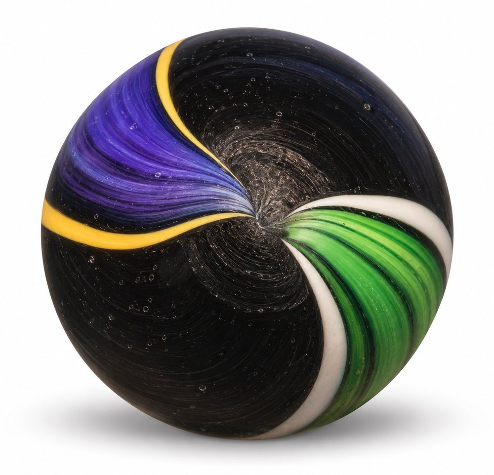Vortex Swirl Glass Marble